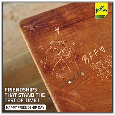 Greenply - Friendship Day Post - Social Media Post by TechShu